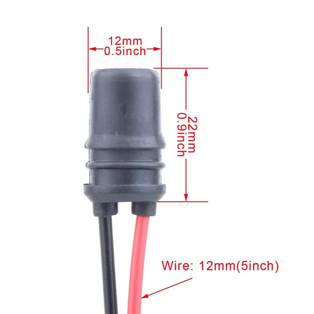 10pcs T10 W5W Car Wedge Light Bulb Socket Connector Holder Extension LED Lamp Bulb Base Holder Socket Wedge Base Light Bulb Plug