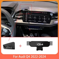 Phone Holde Car For Audi Q4 Sportback 2022-2024 Mobile Support Special Fixed Bracket GPS Base Mount Stand Interior Accessories