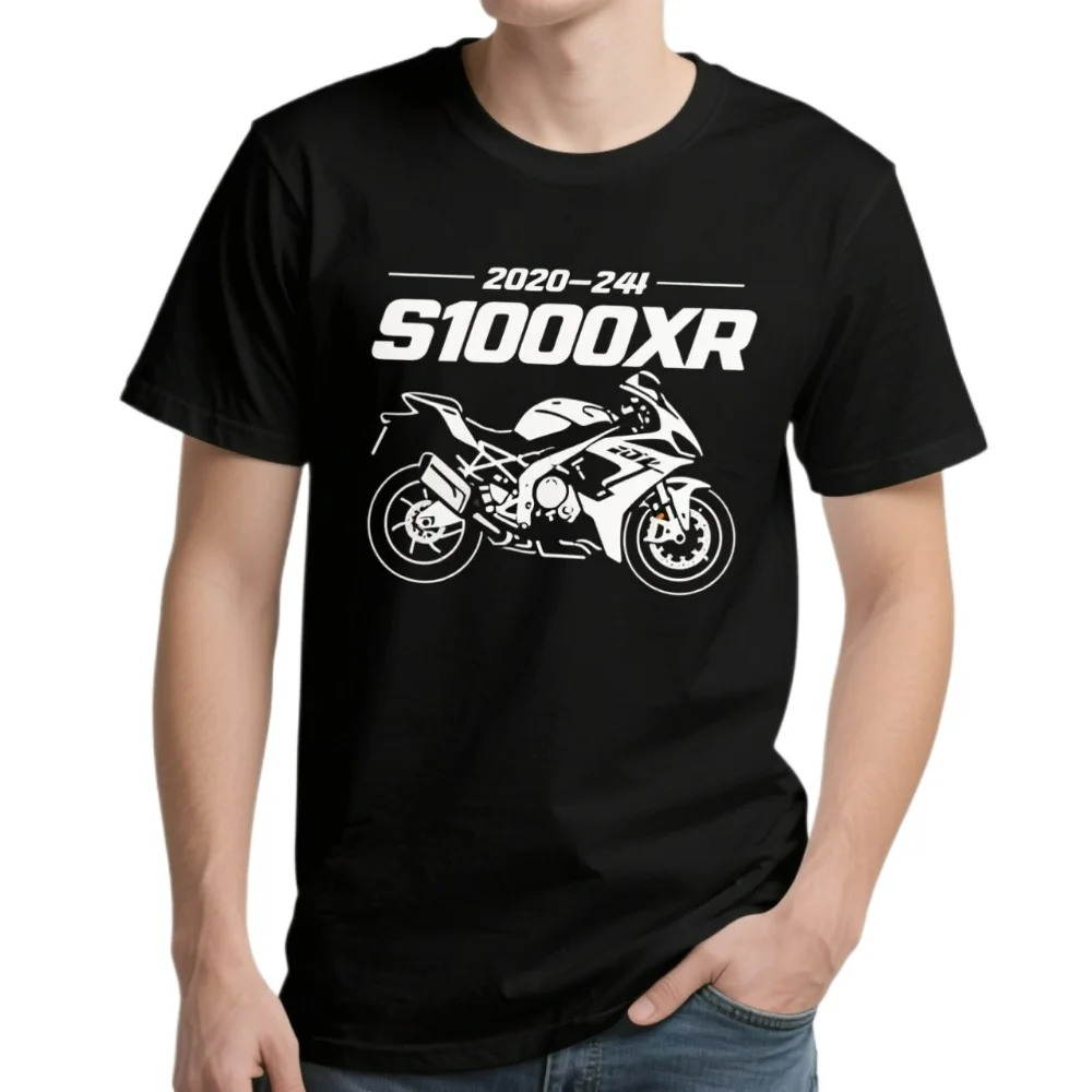 

2020-2024 Models German S1000XR Motorcycle Fans Gift T-Shirt 100% Cotton O-Neck Short Sleeve Casual Mens Tee Rider Streetwear