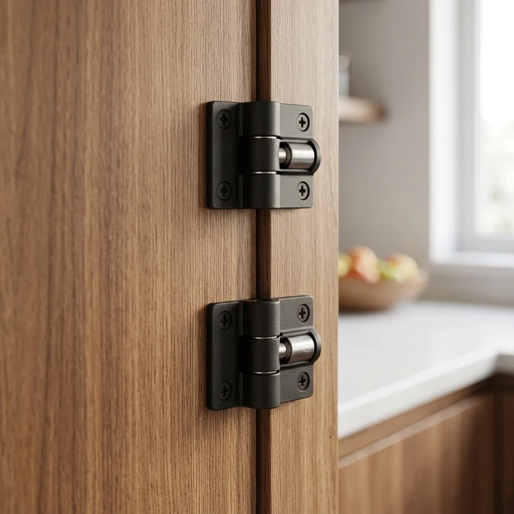 2PCS Damped Adjustable Torque Hinge with Precision Rotary Shaft for Cabinet Doors Electrical Boxes and Workbench Projects
