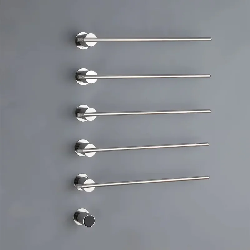 Wholesales Multi Layered Battery Operated Towel Warmer Rack Holder Chrome Wall Mounted Towel Rack