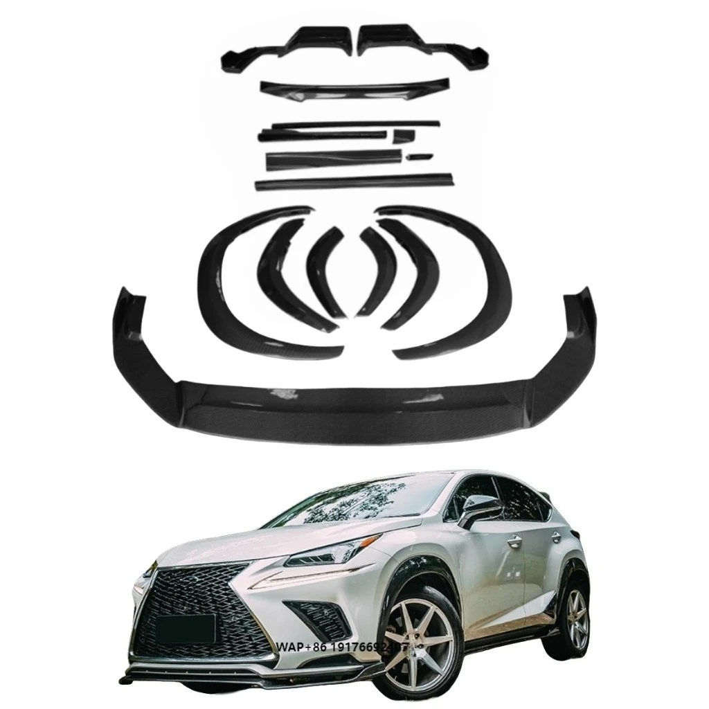 

Tuning Carbon Fiber Material Body Kit for NX 18-21 Upgrade ART Style Wheel Eyebrow Front Lip Diffuser Side Skirts Spoiler