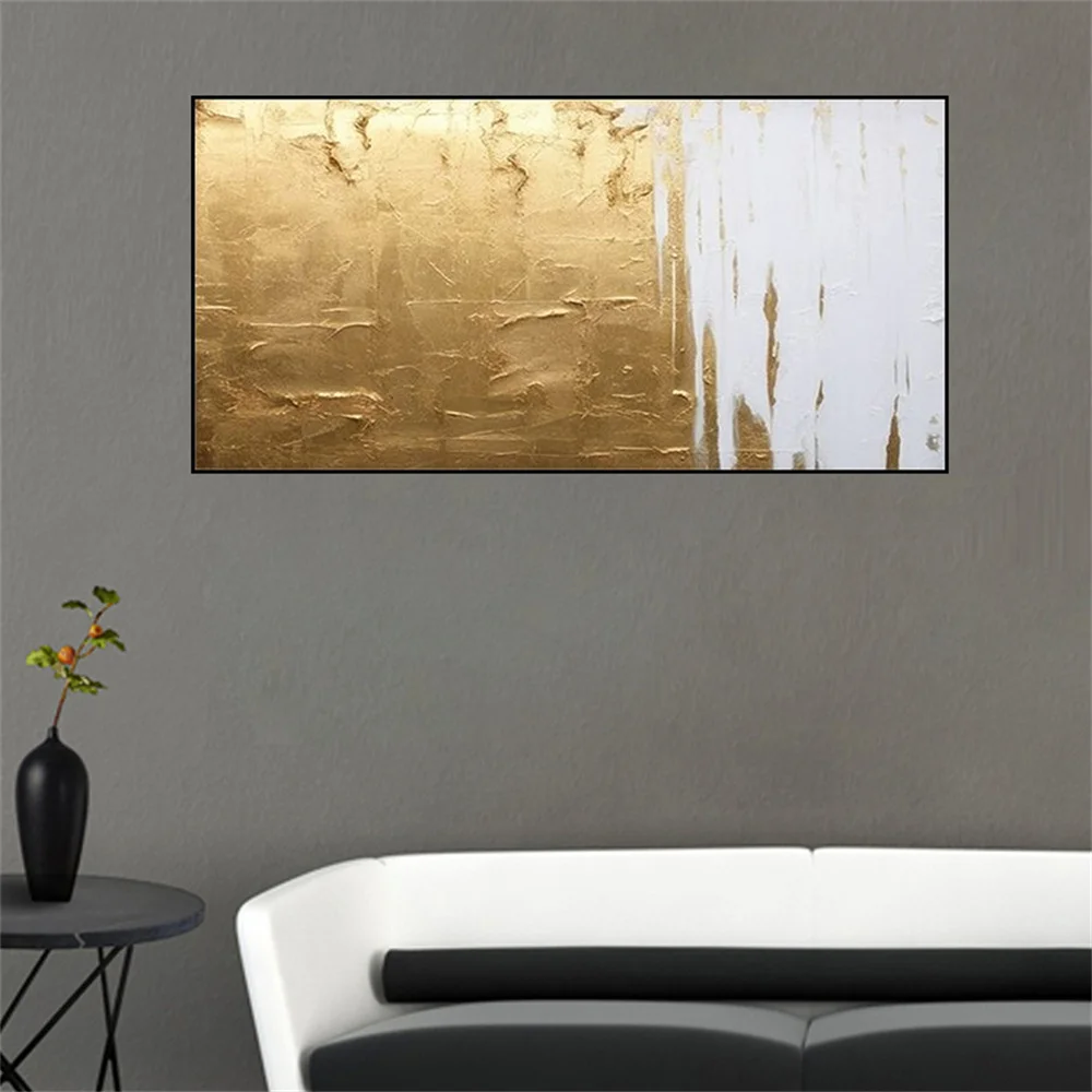 

Hand-Painted Oil Painting Pedestrian In Umbrella Street View Decorative Canvas Wall Art Decor Artwork For Living Room Decoration