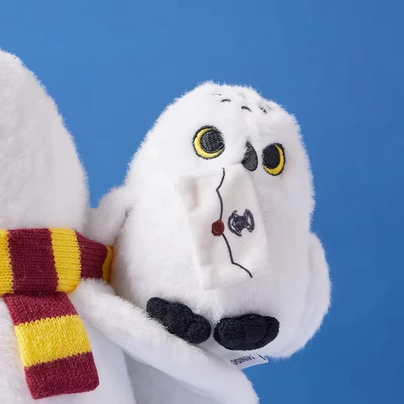 Harry Potter Series 12Cm Plush Toys No. 5 Hedwig Kawaii Standing Magnetic Doll Animals Plushies Home Accessories Birthday Gifts