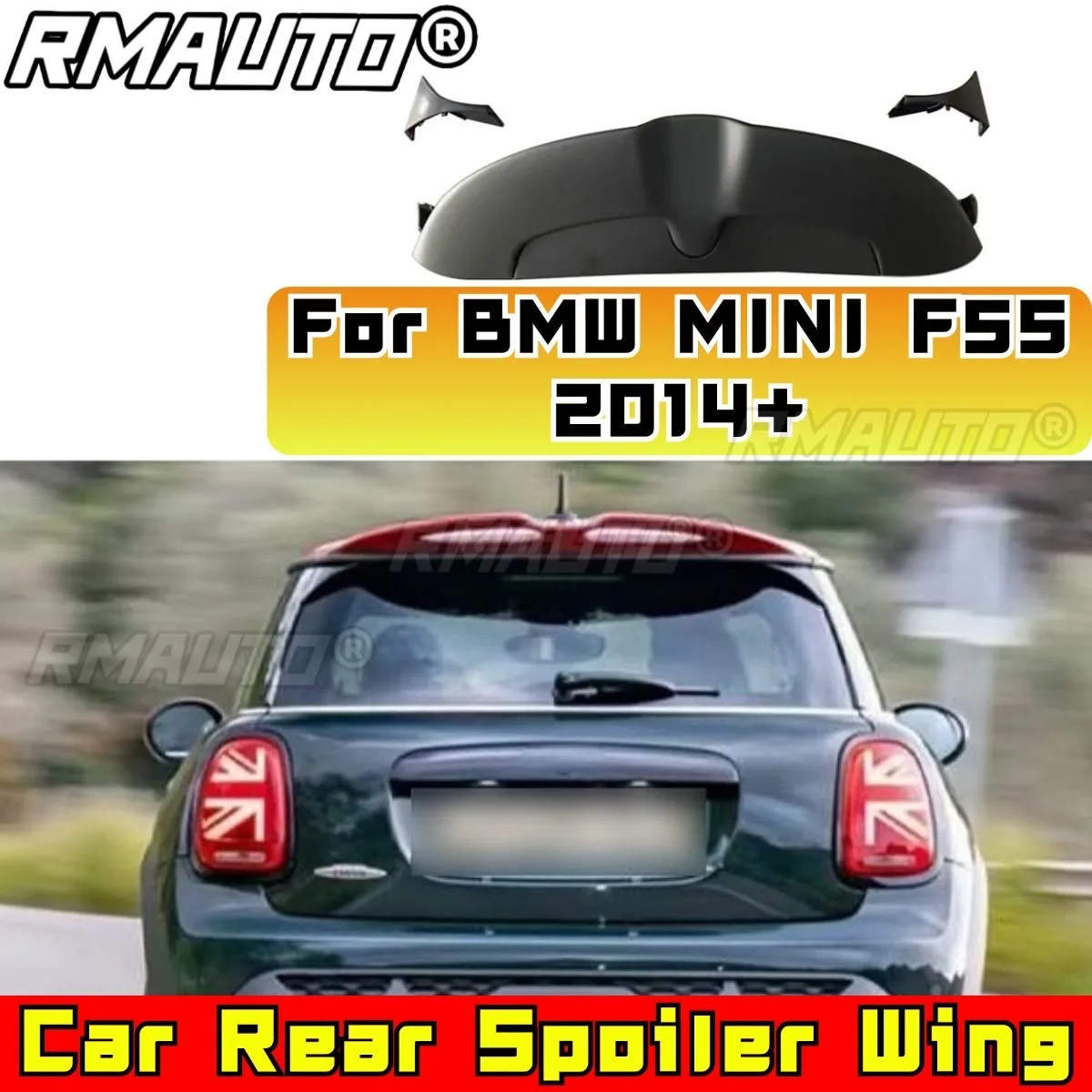 

Car Rear Roof Spoiler Wing Modification Part For BMW MINI F55 2014+ Rear Roof Spoiler Wing Car Accessories