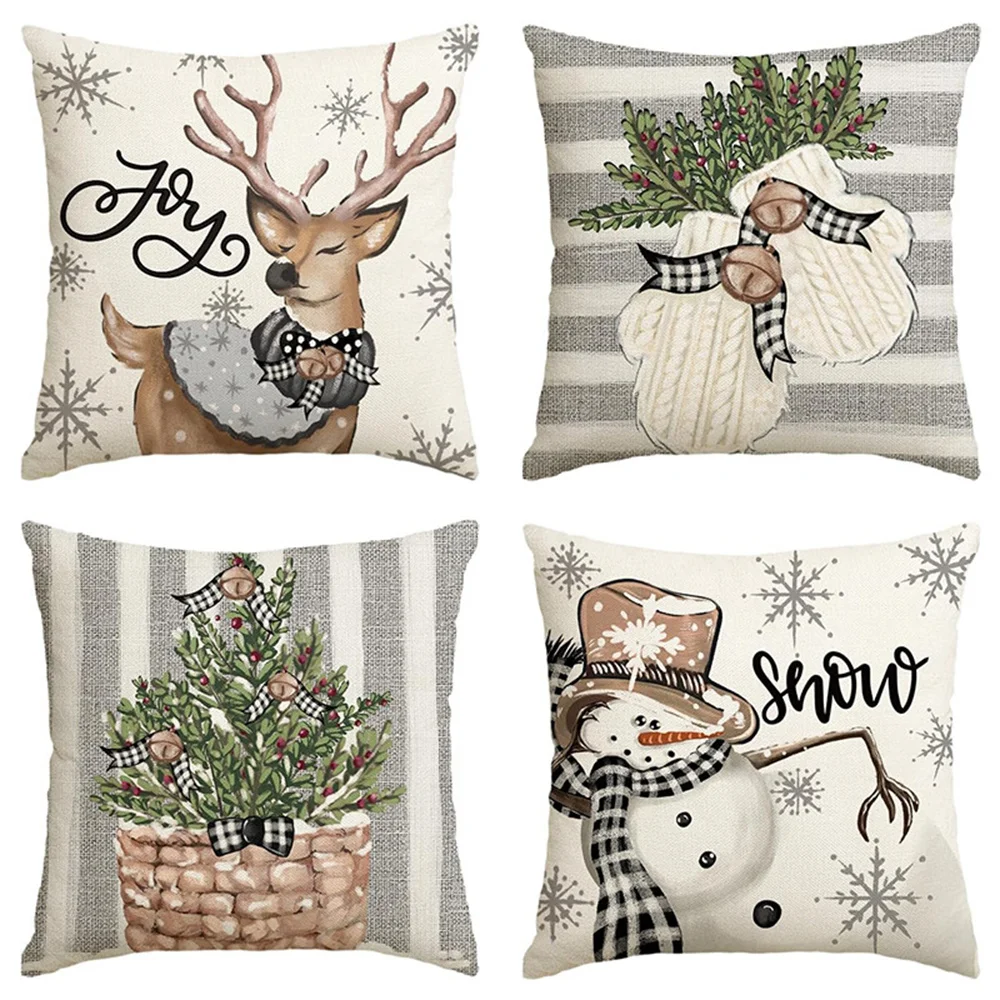 Christmas Linen Pil… - image
