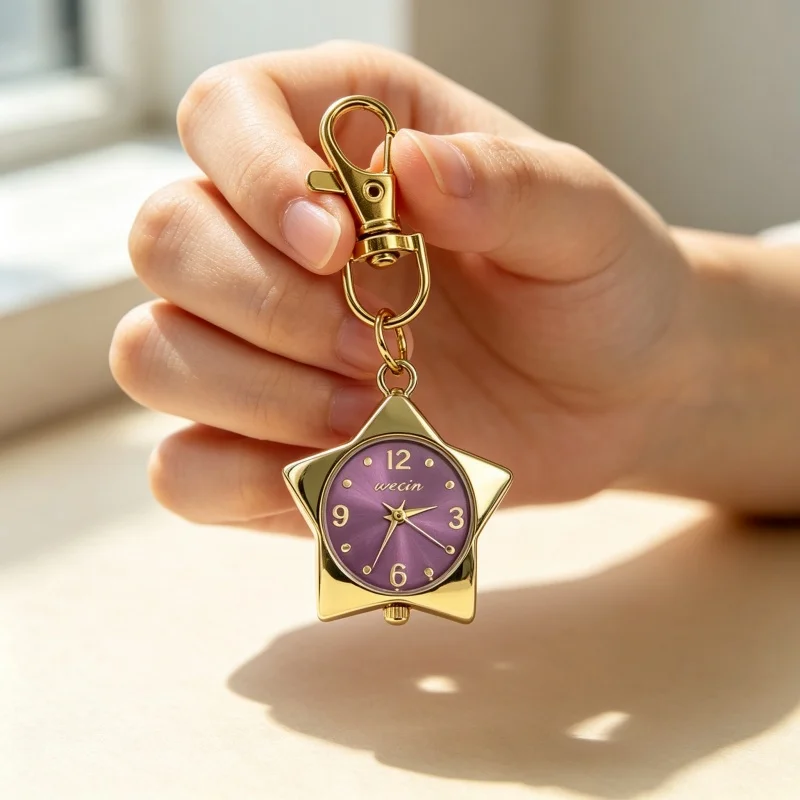 Charm Neutral Style Fashionable Simple Star Shaped Pendant Quartz Watch Steampunk Men's And Women's Pendant Gift