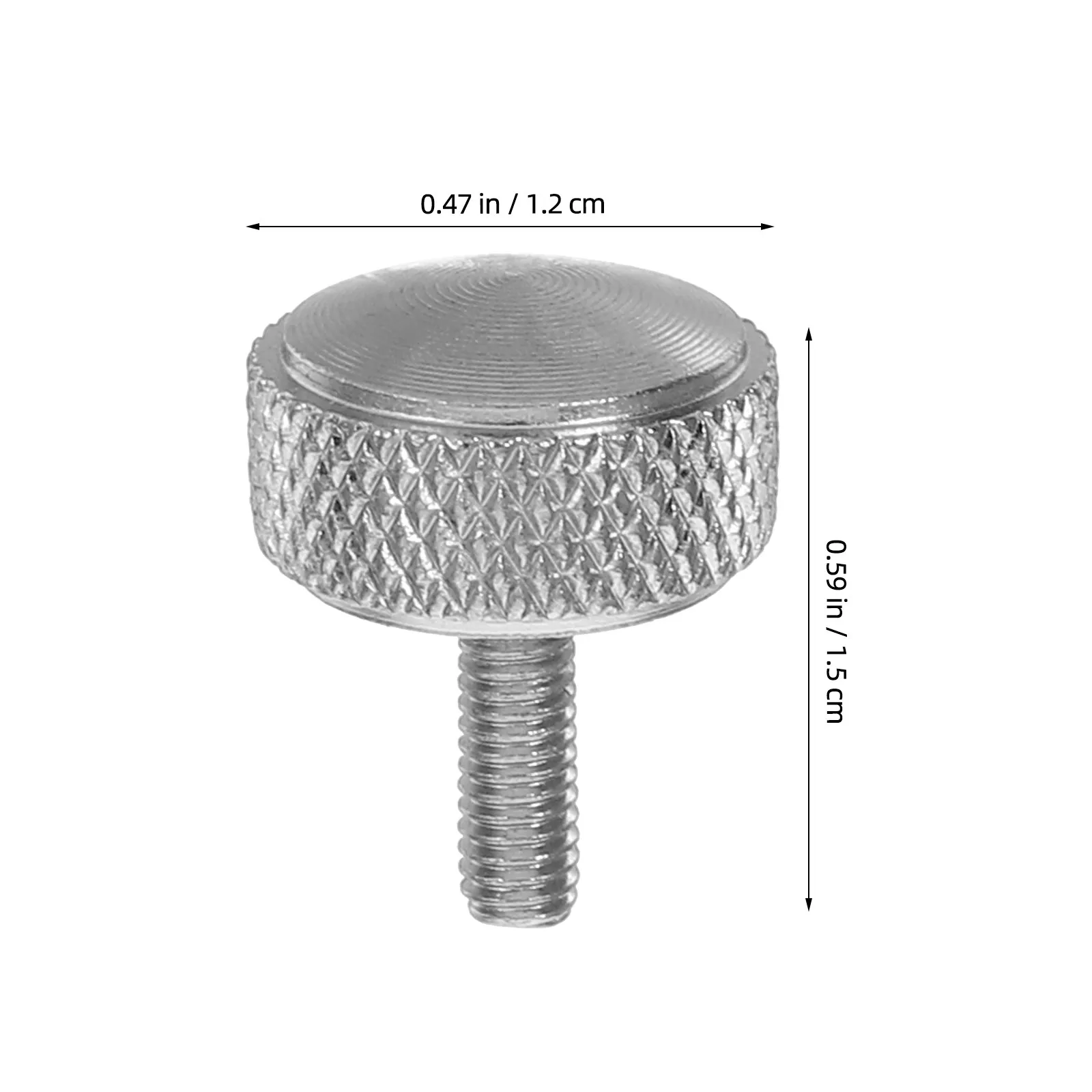 3Pcs Caliper Locking Screws M3x7mm Round Flat Head Knurled Thumb Knob Bolts Metal Caliper Parts Kit Knurled Thumb Knob Bolts