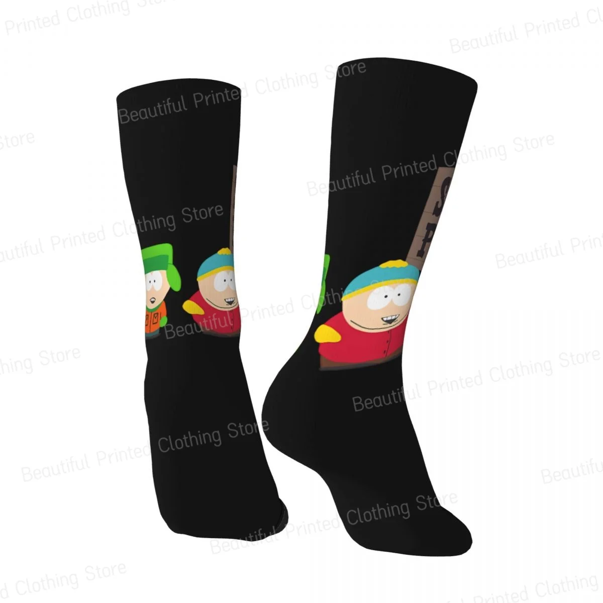 S-southpark Theme S-southpark Theme Cartoon Character Men Women Happy Socks Cycling Novelty Four Seasons Stockings Gift