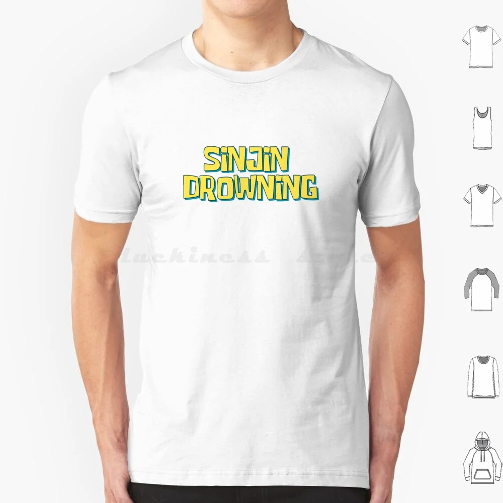 Sinjin Drowning T Shirt Big Size 100% Cotton Weston Koury Sinjin Imvu Weston Koury Kalynn Gaming Rage Comic Youtube Funny Meme