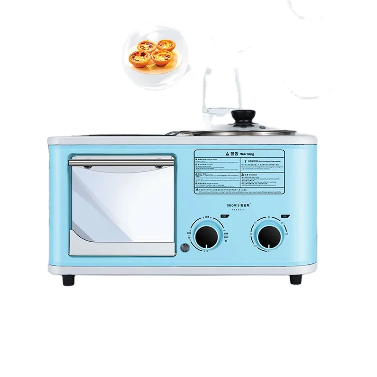 2021 GOOD QUALITY Multi-function breakfast maker Home 4-in-1 breakfast maker 3-in-1 toaster oven bread maker LOW PRICE