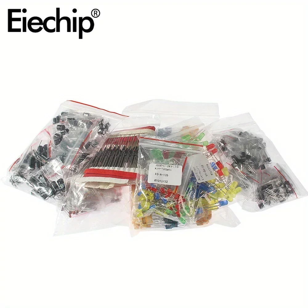 Elektrolytische Condensator Keramische Kit Weerstand Led Diode Groep Transistor Pakket J02d, J02e, J02j, J02b, J01i, J 01H, U01q