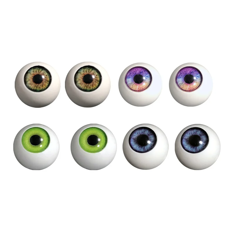 Doll Eyes Diameter 10/12/14/16/18 Mm for Bjd Doll Round Acrylic Eyeball Dress Up Girl Diy Toys Kid Gift Doll Accessories