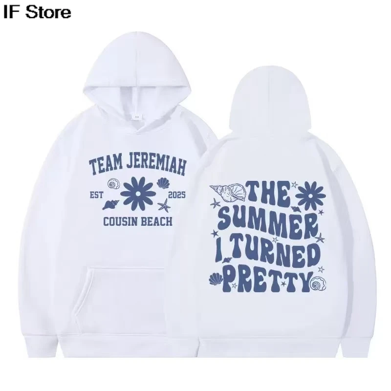 

Летние толстовки с капюшоном Turned Pretty Team Jeremiah для мужчин, модные свободные пуловеры с длинными рукавами, одежда с принтом для женщин