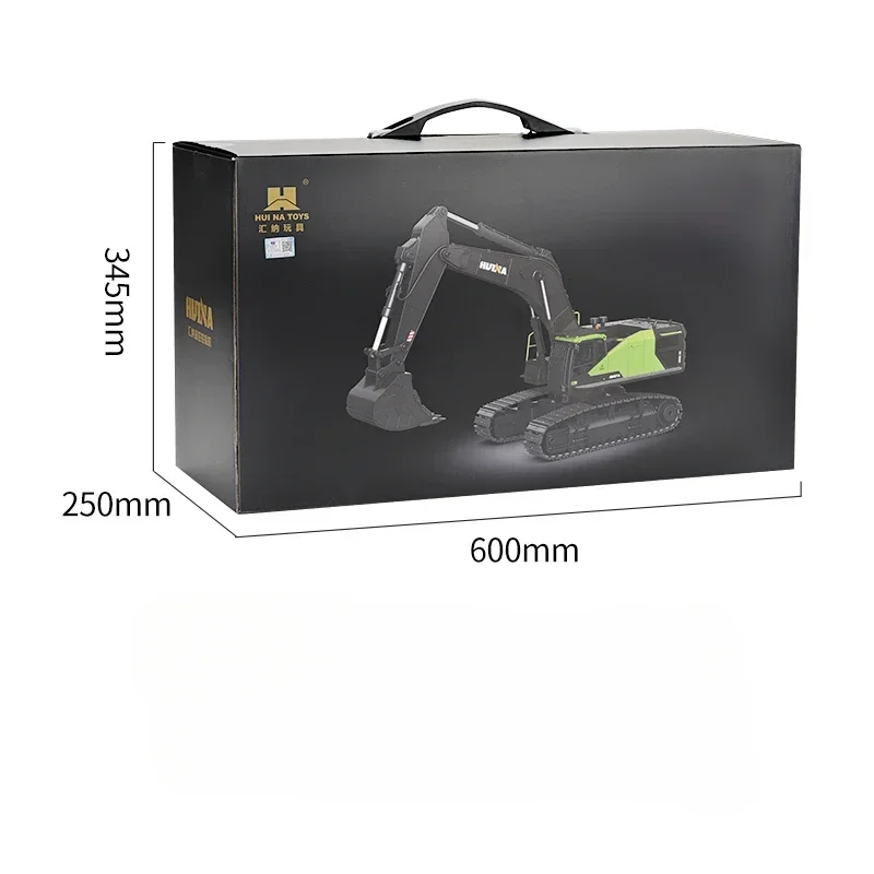 Upgrade 1/14 HUINA 1593 RC Excavator Dumper Truck Crawler Alloy Tractor Loader 2.4G Radio Controlled Car Engineering Toy Gift view 6