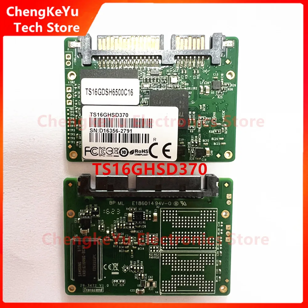 CKY+ Nouveau Original pour Transcend TS16GHSD370 SSD 16 Go SATA 3.0 Qualité Industrielle Cache Indépendant MLC 128 Mo
