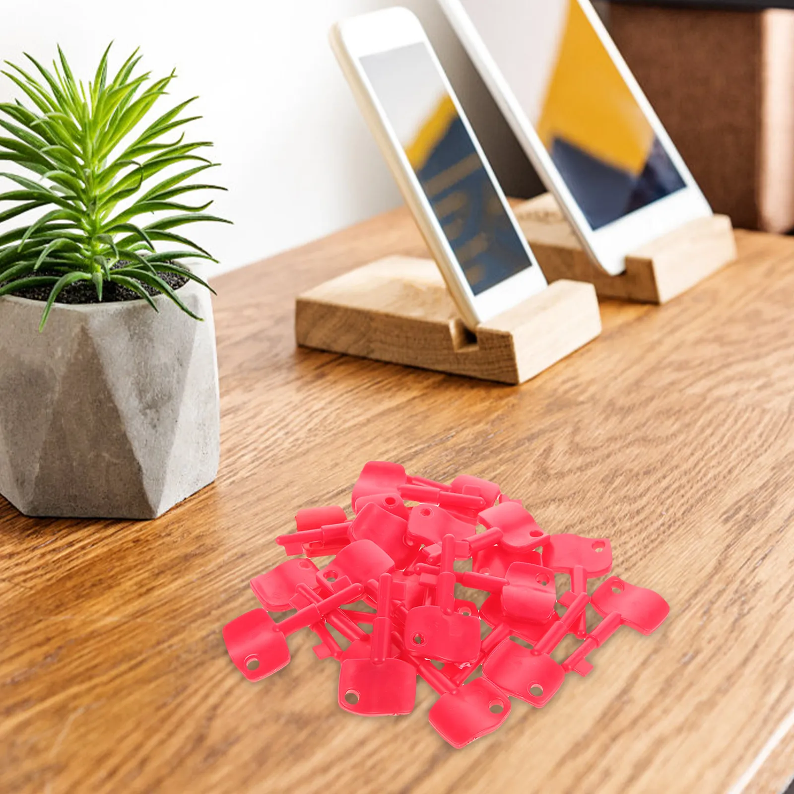 

20Pcs Emergency Button Reset Keys Sturdy Plastic Reusable Reset Key for Alarm Button Panel Switch Home Shop Repair
