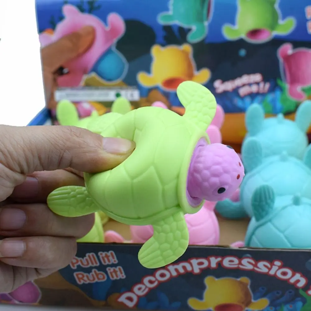 High Quality Funny Squeeze Turtle Toys Soft Durable Anti Stress Toys Wacky Gifts for Kids Adults