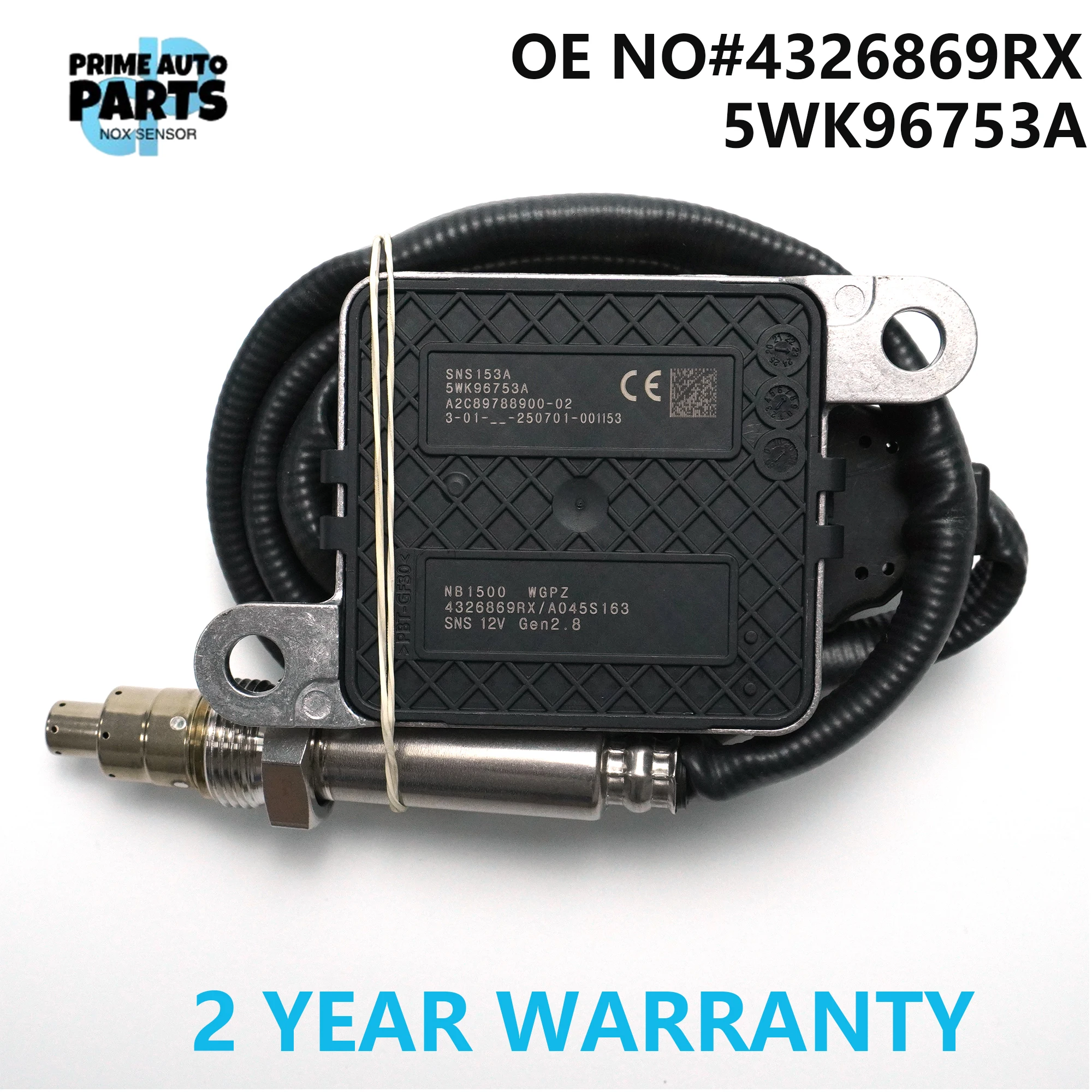

Nitrogen Oxide Sensor 5WK96753A 4326869RX 5WK9 6753A New High Quality Nox Sensor For Cumminss 12V Vrachtwagen Bus Gen 2.8