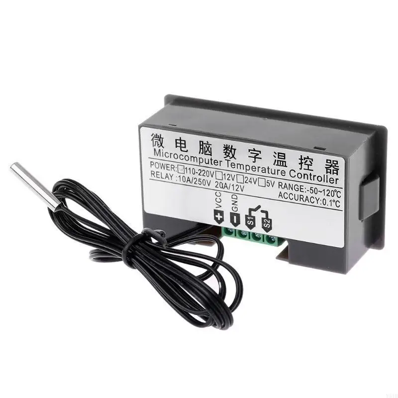 Y51B W3230 AC 110V 220V LED Digital Temperature Controller Thermostat Thermometer Temperature Control Switch Meter