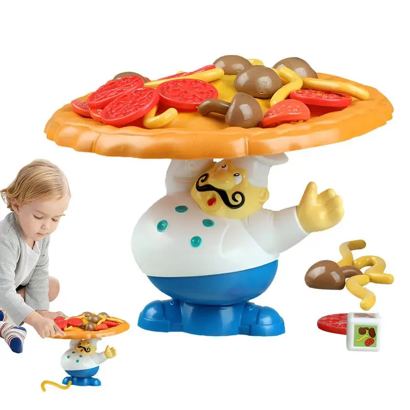 Children's Balance Tree Cartoon Cute Board Game Pizza Toy Family Stacking And Balancing Educational Toys Parent Child