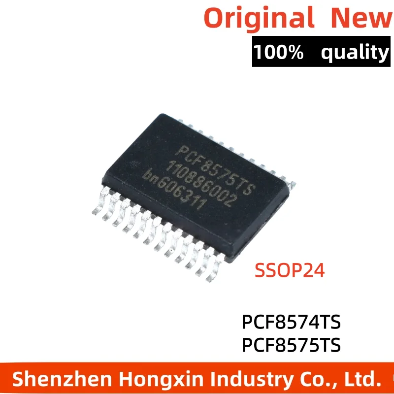 

5 pieces of PCF8575TS PCF8575CTS PCF8575 PCF8574TS SSOP24 16 bit input/output expander chips
