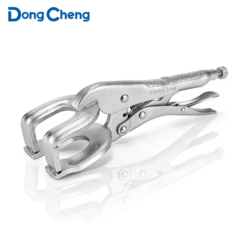 

10" U-Shape Welding Locking Pliers, High Carbon Steel Forged Jaws, Micro Adjustable Heavy Duty Clamp for Metal Fabrication