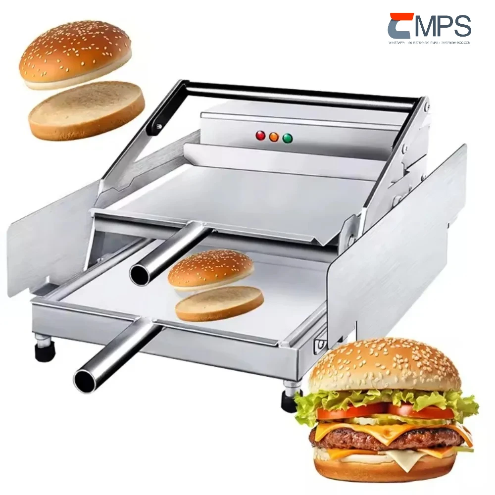 Double Layer Automatic Hamburger Machine - Commercial, Western Restaurant & Food Truck Use, KFC Style, Fast Heating