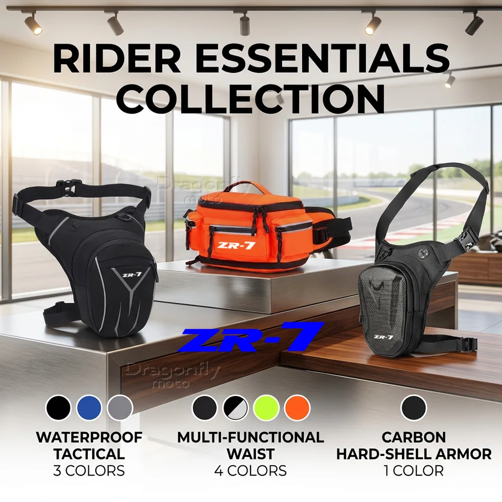 

For Kawasaki ZR-7 / S ZR7 ZR7S 1999-2003 Motorcycle Leg Bag Waterproof Rider Waist Bag Cycling Bike Crossbody Bag