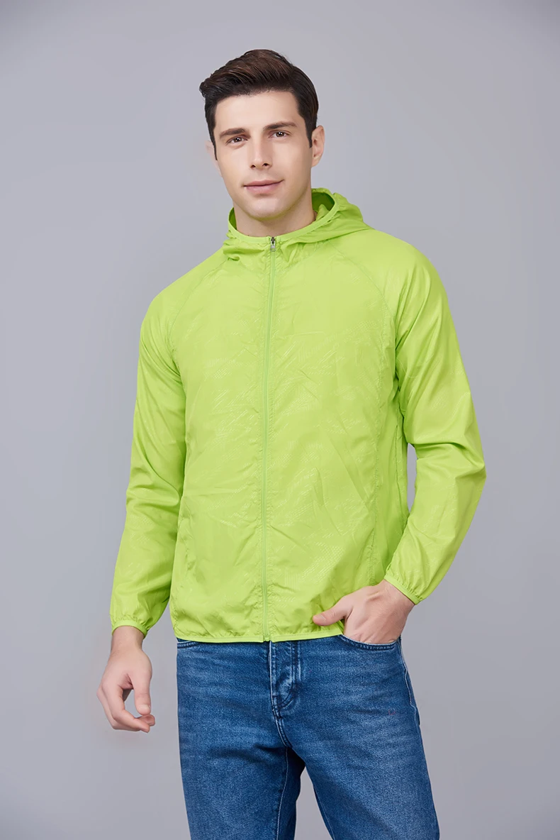 Jnln Männer Frauen wasserdichte Wander jacken schnell trocknende Camping Wind jacke Unisex Outdoor Trekking Regenmantel Anti UV packbare Kleidung – Detail 24
