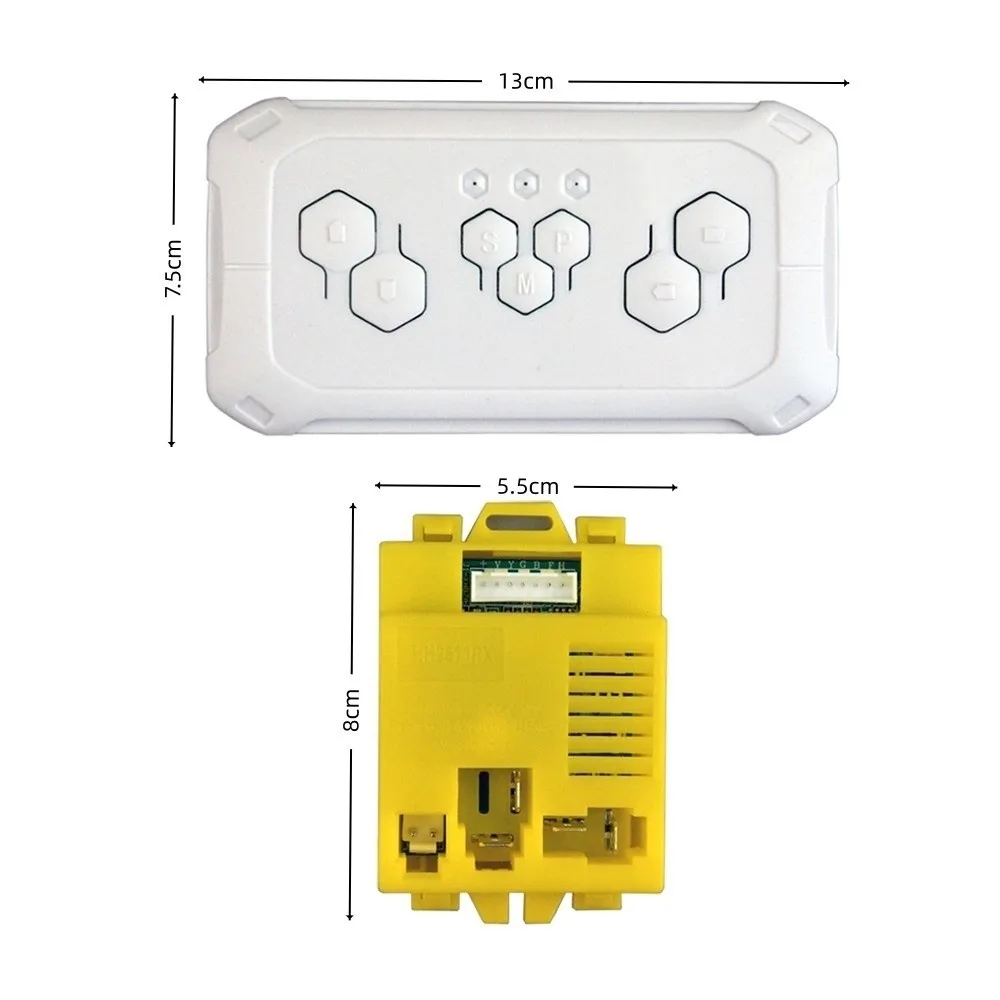 Nowy pilot zdalnego sterowania HH2511, plastikowe samochody elektryczne, pojazdy elektryczne, RC, biało-żółte części zamienne, akcesoria RC