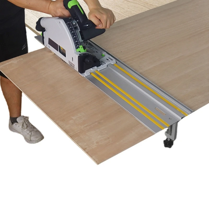 Precions Woodworking Projects Guide System 600mm Track Zaaggids Railconstructie Naadloos recht gesneden