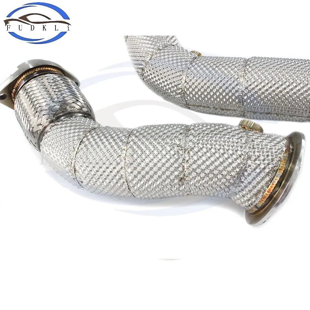 

FUDKLi Downpipe for BM M2C/M2 Competition F87 M3 M4 F80 F82 F83 3.0 304ss Exhaust Downpipes