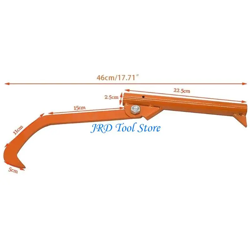 A2UD 17,71 polegadas florestas multitool Roller Loging Po-Le Garden Backyard elevador Ferramenta