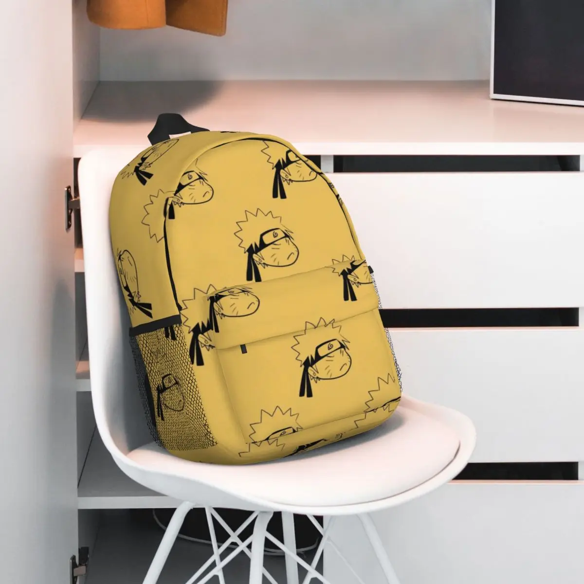 Naruto Compact 15-Zoll-Rucksack-stilvolle leichte Tasche perfekt für Studenten und Pendler