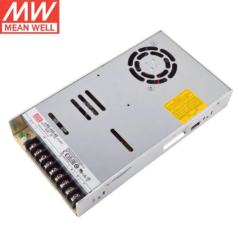 

TAIWAN MEAN WELL LRS-450-48 Single Output Switching Power Supply LED Driver Brand New Original Authentic 48VDC 9.4A