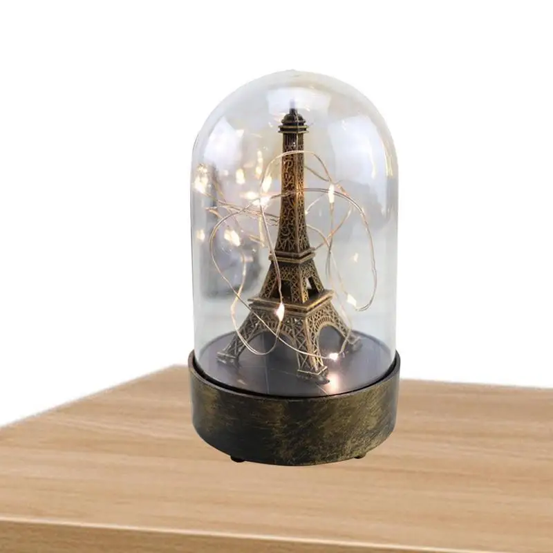 Valentine's Day Gift Paris Tower Light Romantic Display Lamp Students Room Decor Bar Cabinet Decoration Lighting Crafts Props