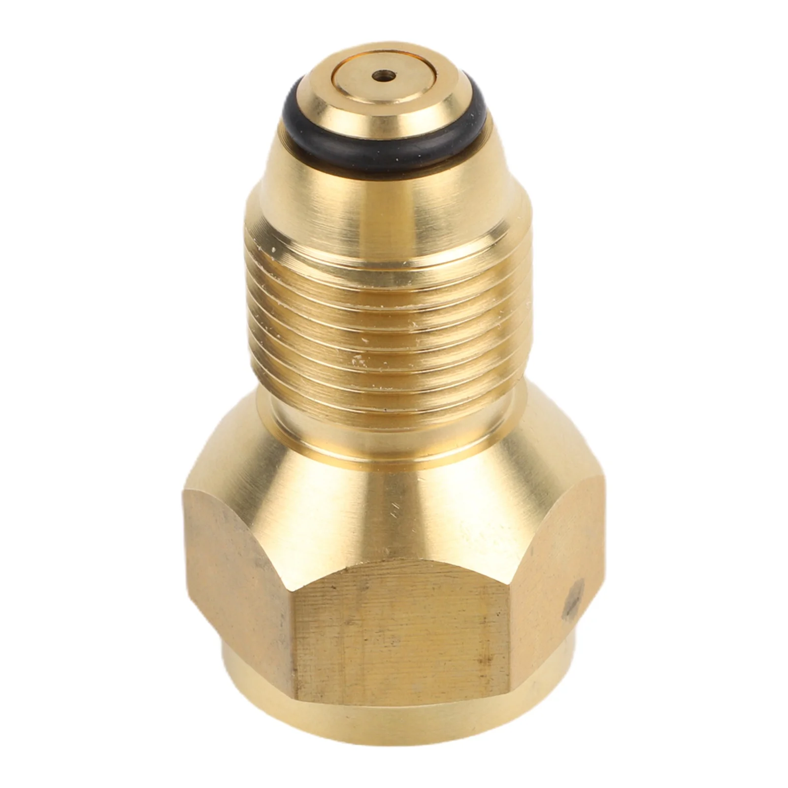 Metal Propane Refill Adapter for 1lb Bottle from 20lb Tank for Simple Installation No Tools Required for Fast Refills Anywhere