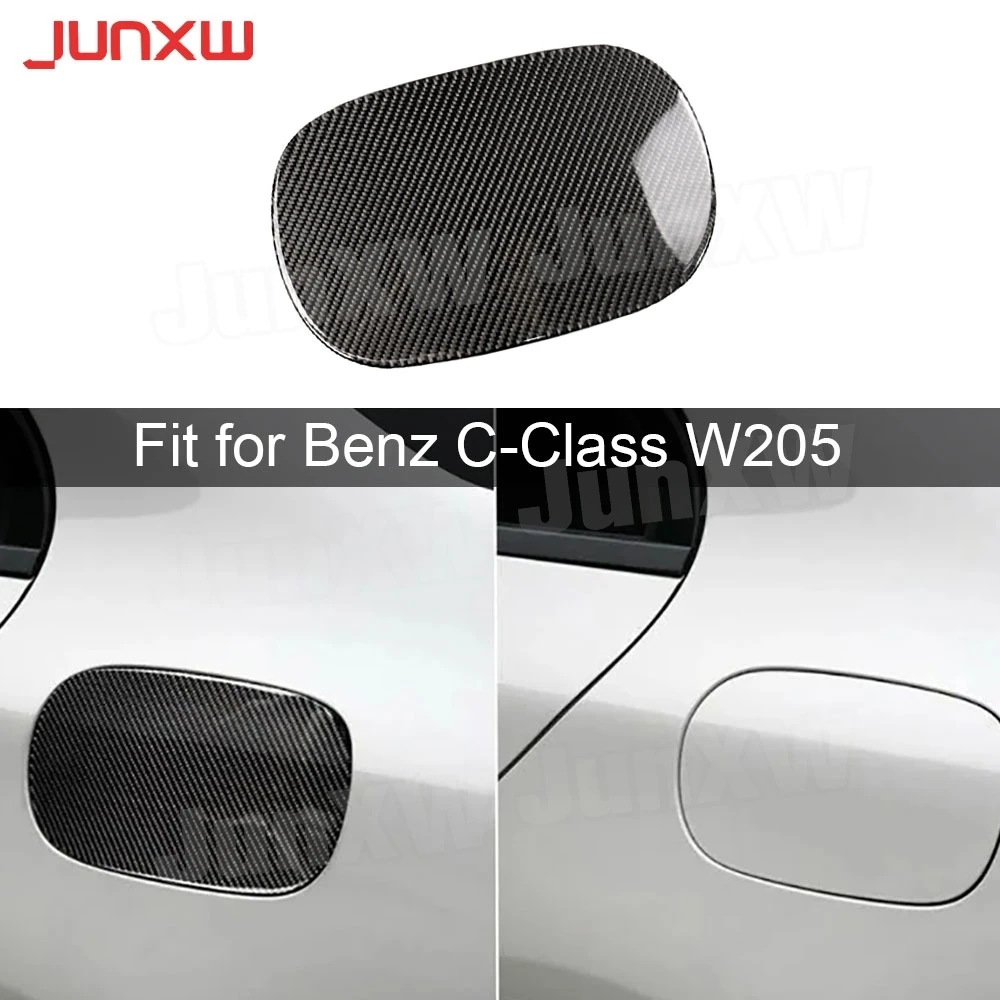 

Автомобильная крышка топливного бака из углеродного волокна для Benz C-Class W205 2014-2021, крышка топливного бака, прочные привлекательные комплекты кузова, аксессуары