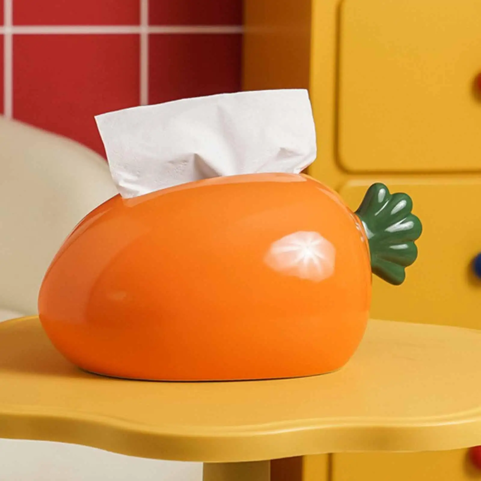 

Керамическая коробка для салфеток, современный креативный органайзер, милый для туалетного столика, кухни