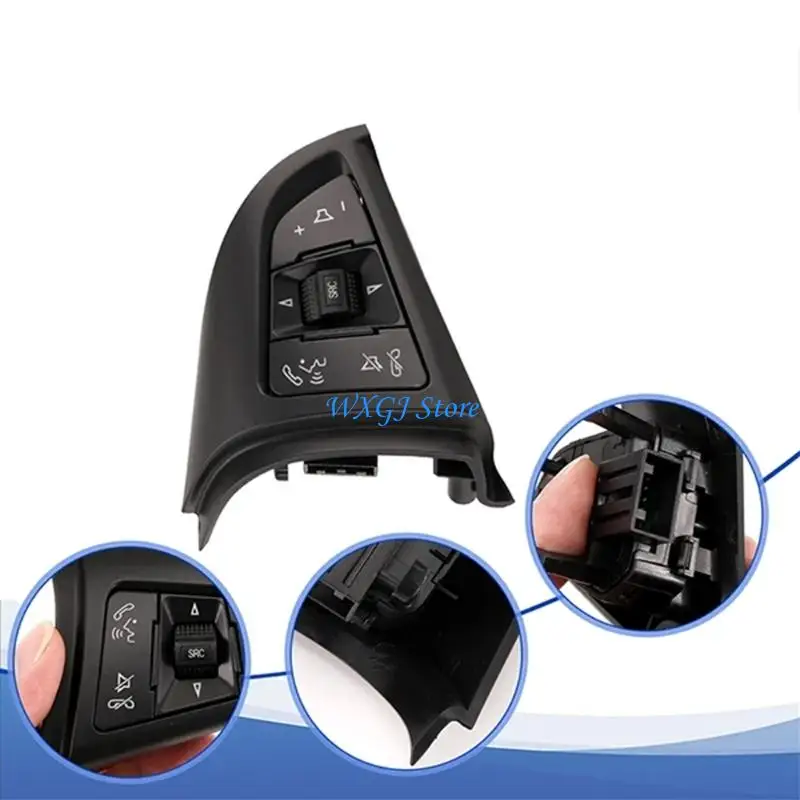 37JE Steering Wheel Volumes Control Switches For Select Vehicles Plastic Construction
