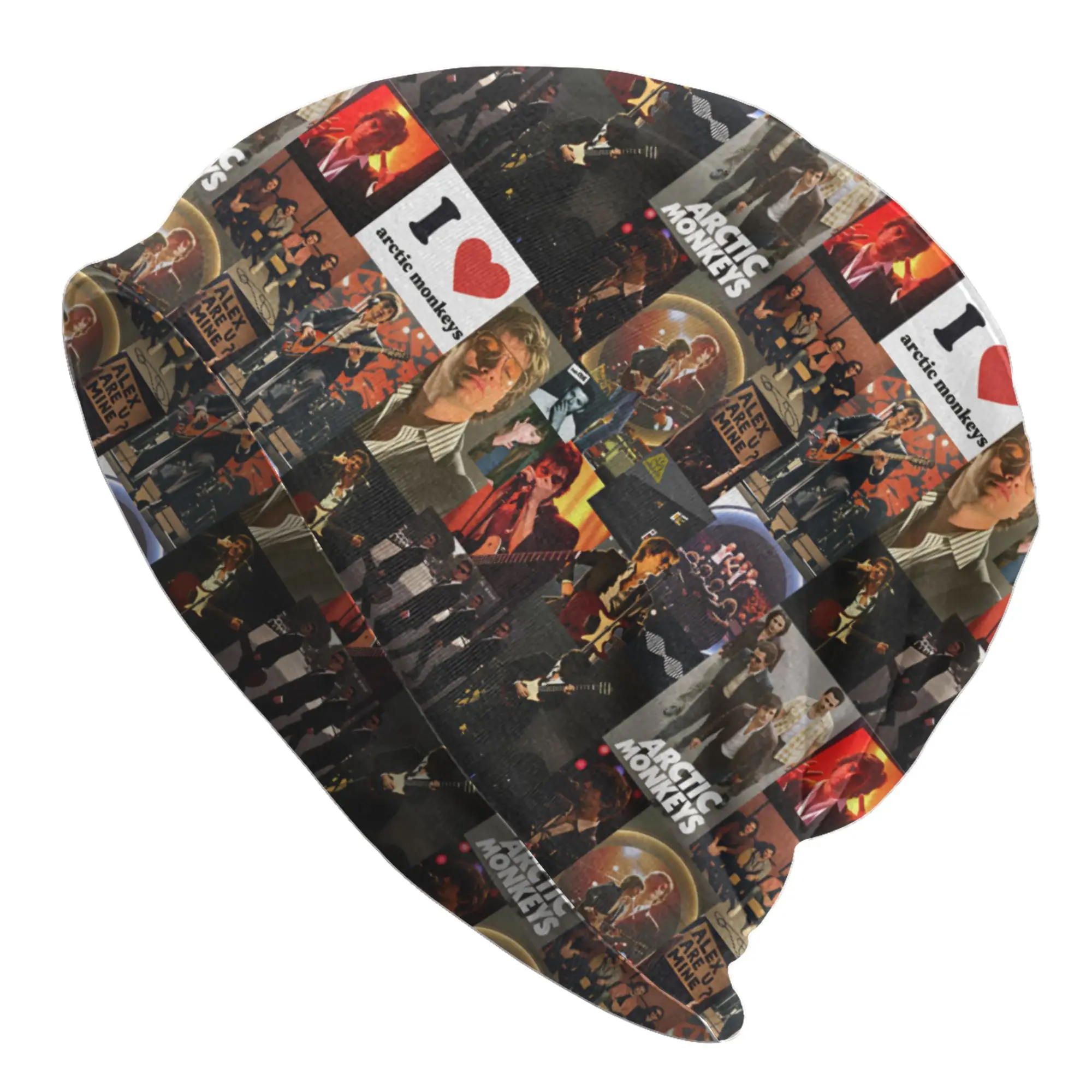 A-Arctic M-Monkeys Rock Band Skullies Beanies Caps Streetwear Winter Warm Men Women Knit Hats Adult Unisex  Bonnet Hats