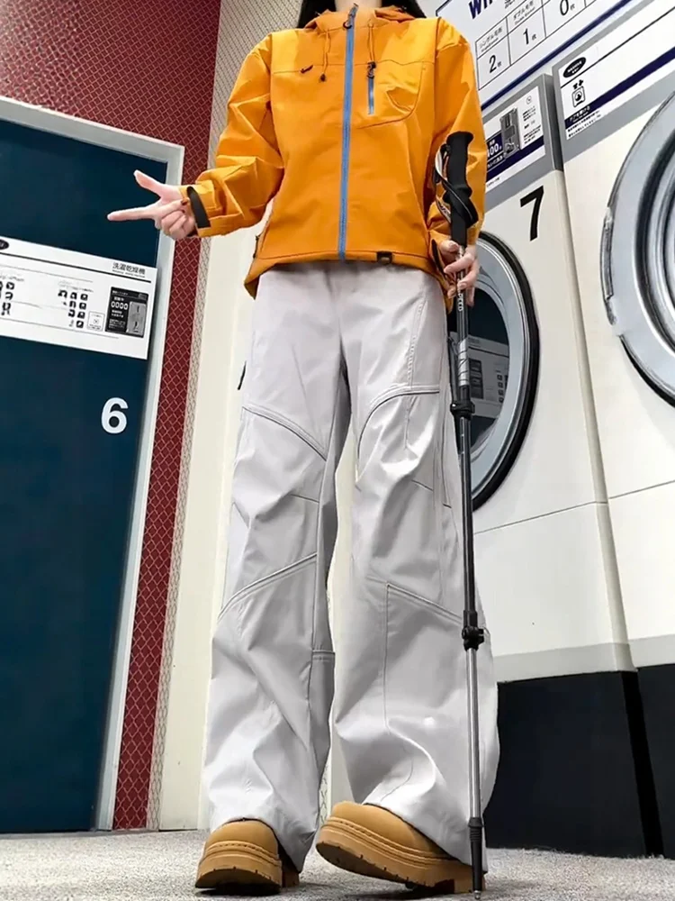 

American Sle Durable Soft ell Skiing Hiking Sports Pants ex Outdoor Climbing Mountain Running Waterproof Windproof Wo...