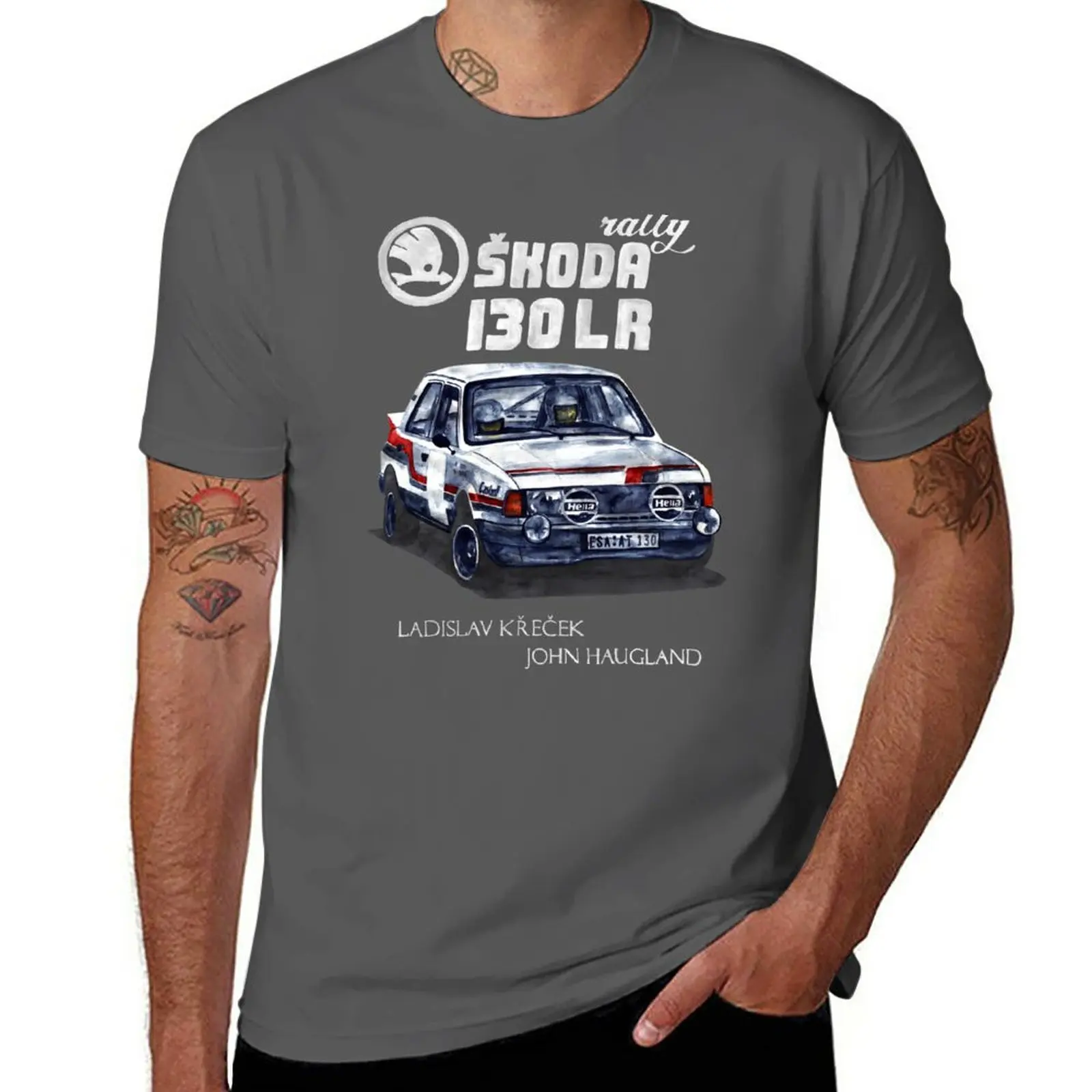 

New Rally Group B-koda 130 LR T-Shirt funny t shirt cute tops custom t shirts mens graphic t-shirts anime