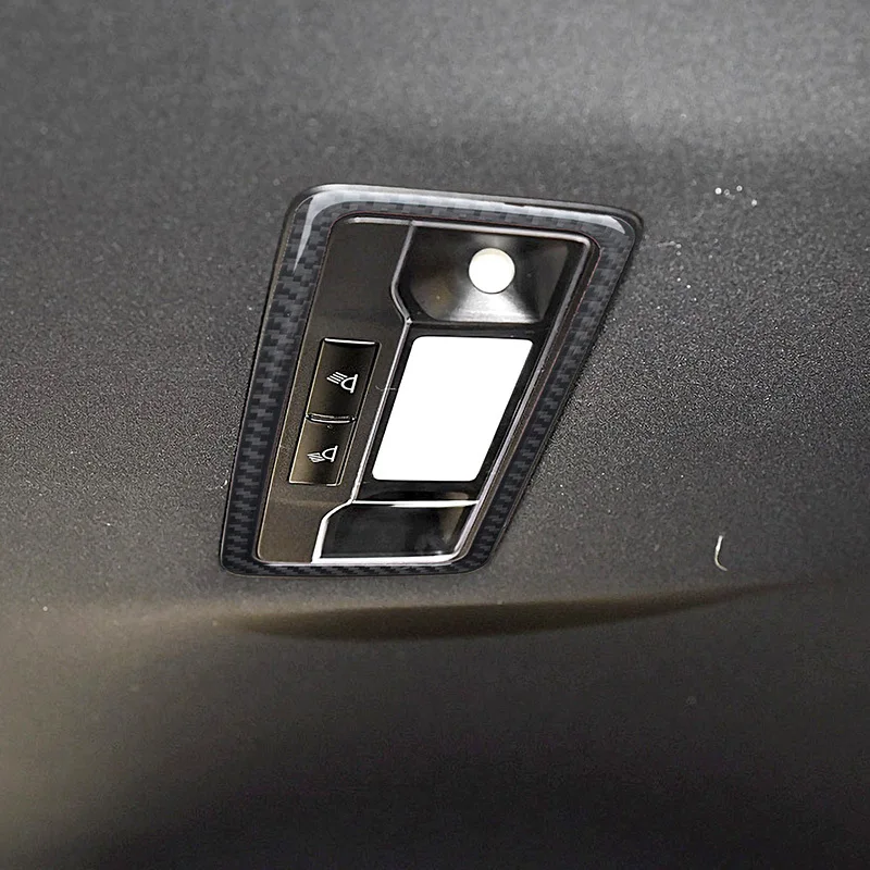 

For Lexus RX300 200 Interior Modification Real Carbon Fiber Rear Reading Light Decorative Frame Auto Parts