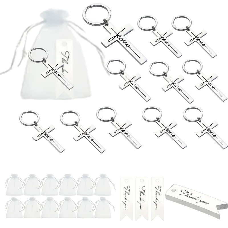 36 Stück/12 Sets Edelstahl Vintage Symbol-Anhänger Schlüsselanhänger-Set Metall-Schlüsselring Großpackung Geschenk für Männer Frauen – Detail 2
