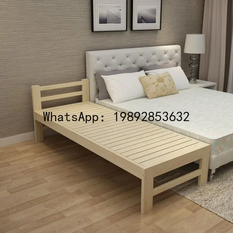 سرير أطفال من الخشب الصلب الموسع مع سرير من خشب الصنوبر المفرد #5