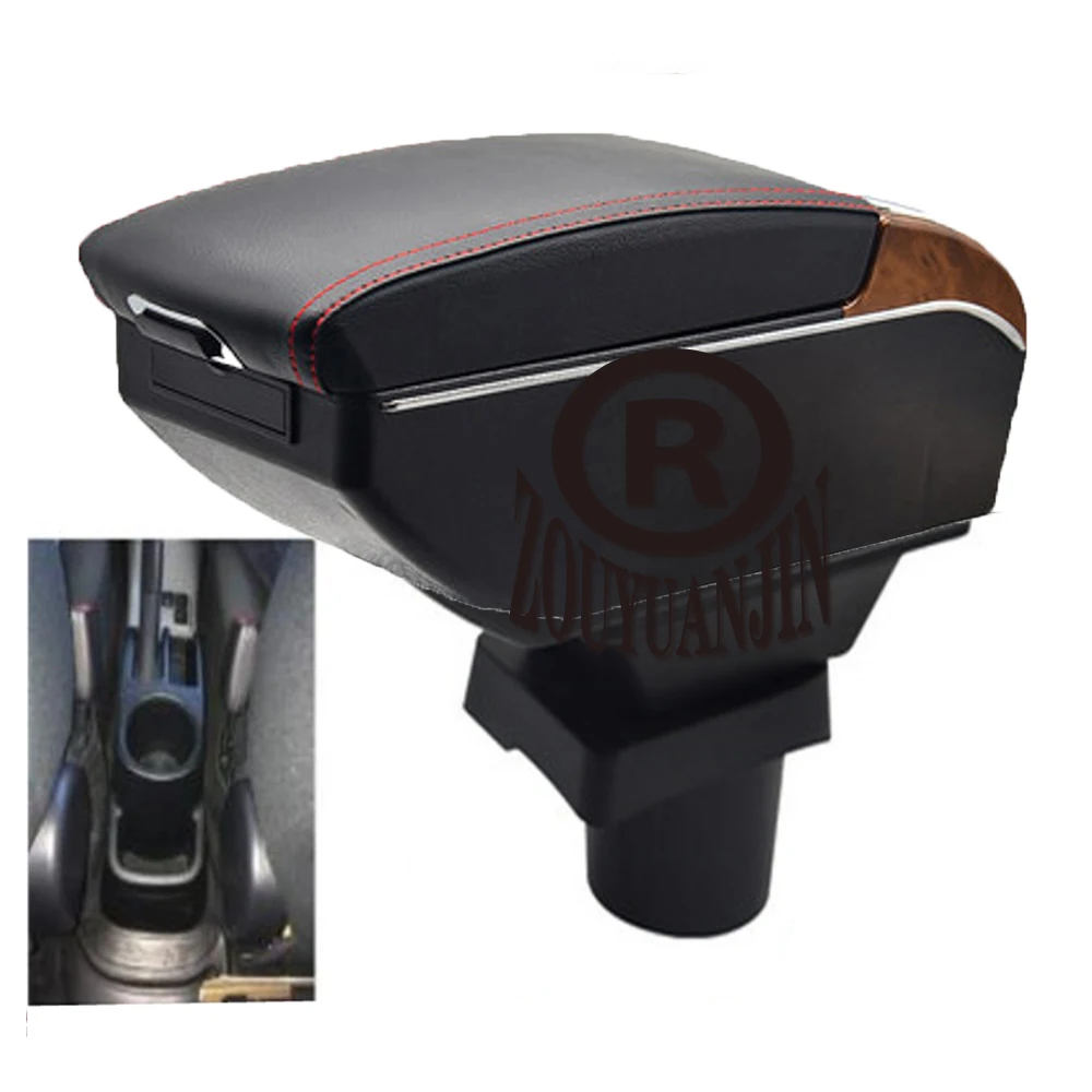 

For Toyota Prius C Armrest Box Interior Parts Car Center Console Arm Storage Elbow Rest with USB