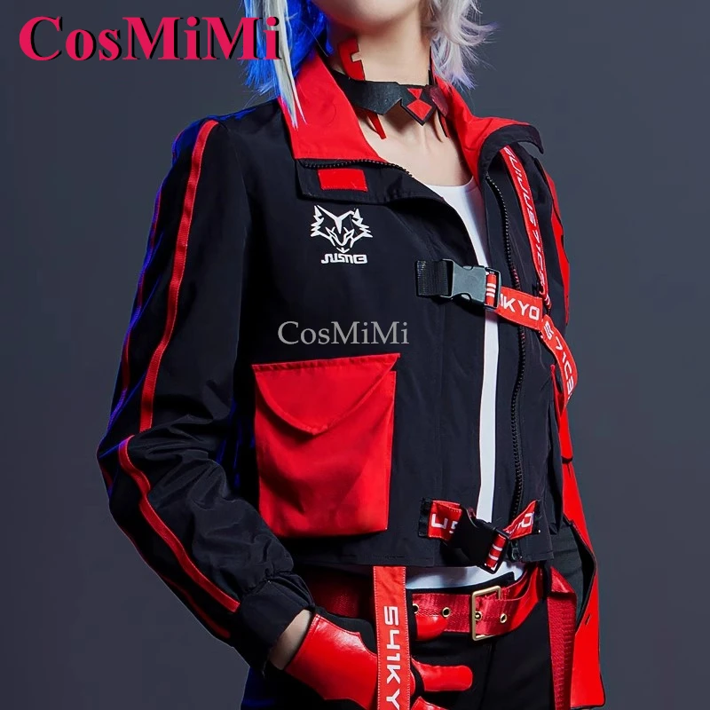 CosMiMi Anime VTuber NIJISANJI EN Noctyx Fulgur Ovid 코스프레 의상 패션 유니폼 남여 카니발 파티 역할 놀이 의류