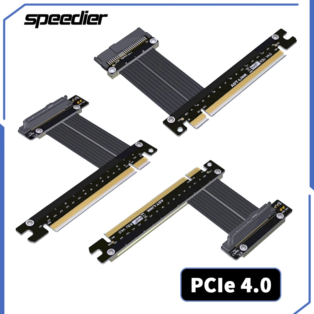 

Увеличительный кабель Riser PCI-E 4,0 X16 в U.2, телефон PCIe 16x в U2, удлинитель R37UF R37UL, SFF-8639 для SSD U.2 NVMe